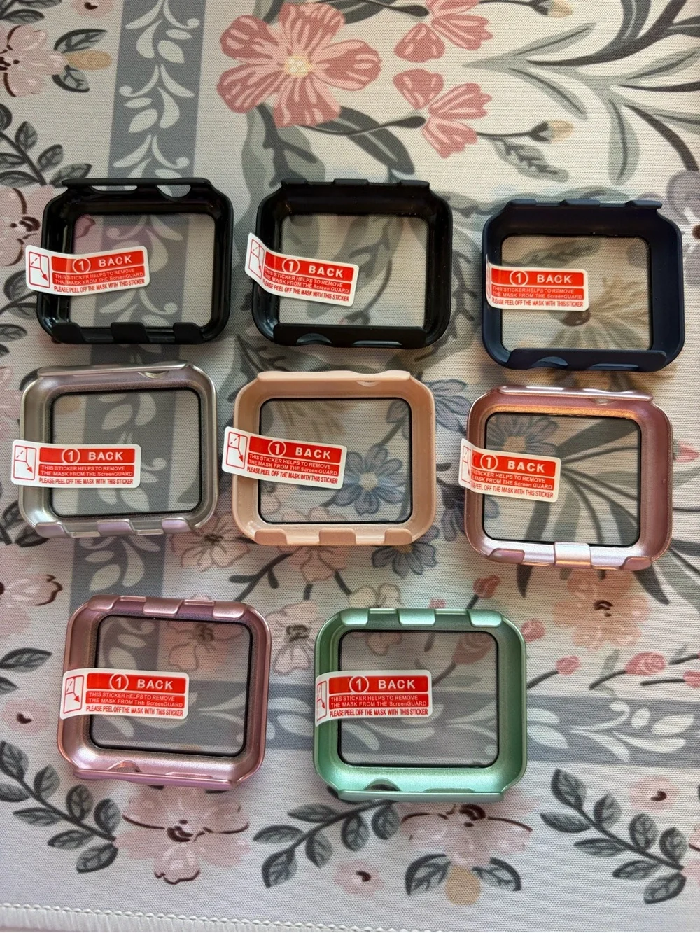 APPLE Watch 42MM Variety Cases - Black, Navy, Dark Green, Silver, Light Pink…